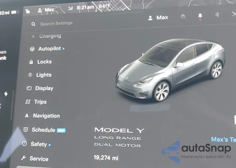 2022 Tesla Model Y z USA, uszkodzony, nr VIN 7SAYGDEE5NF402294